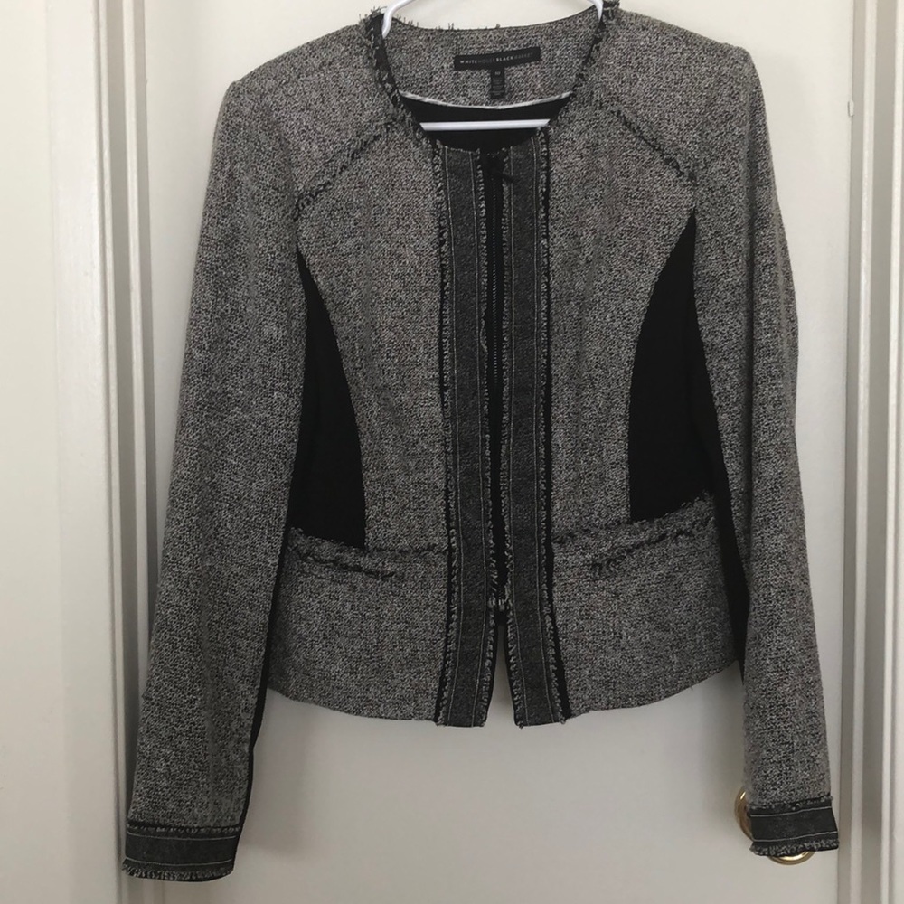 White House Black Market tweed blazer